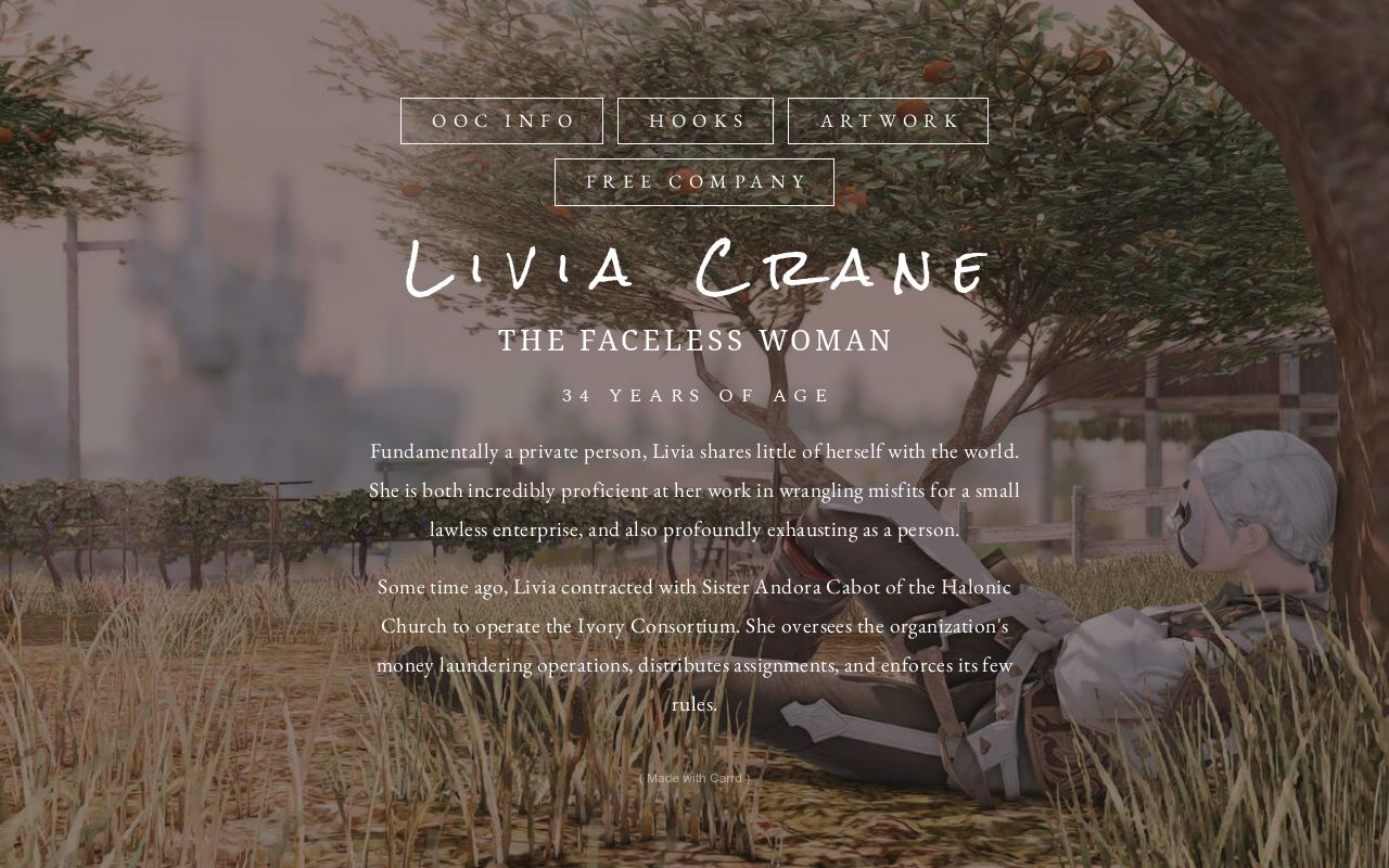 Carrd profile picture for @livia